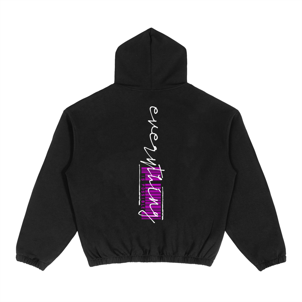 Boxy Cinched Hem Hoodie