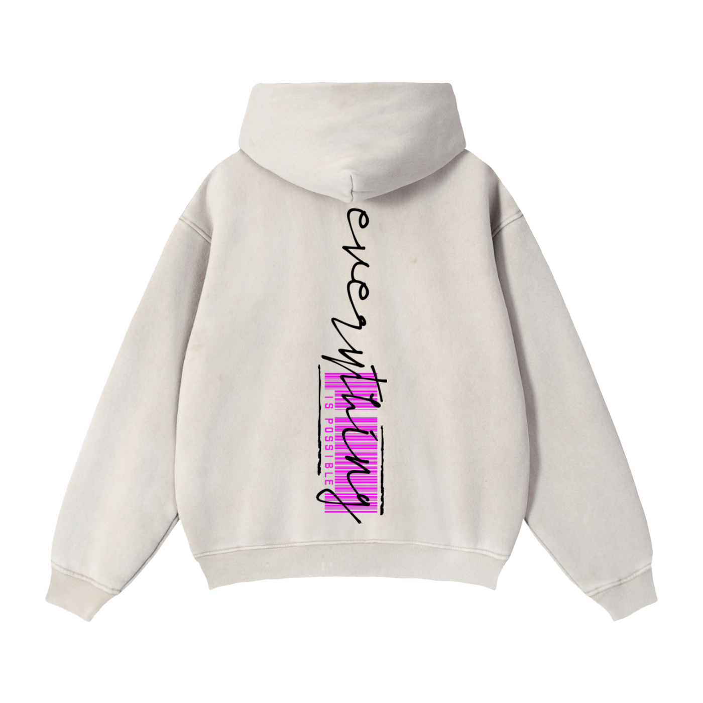 Zip-Through Boxy Fleece - Hoodie