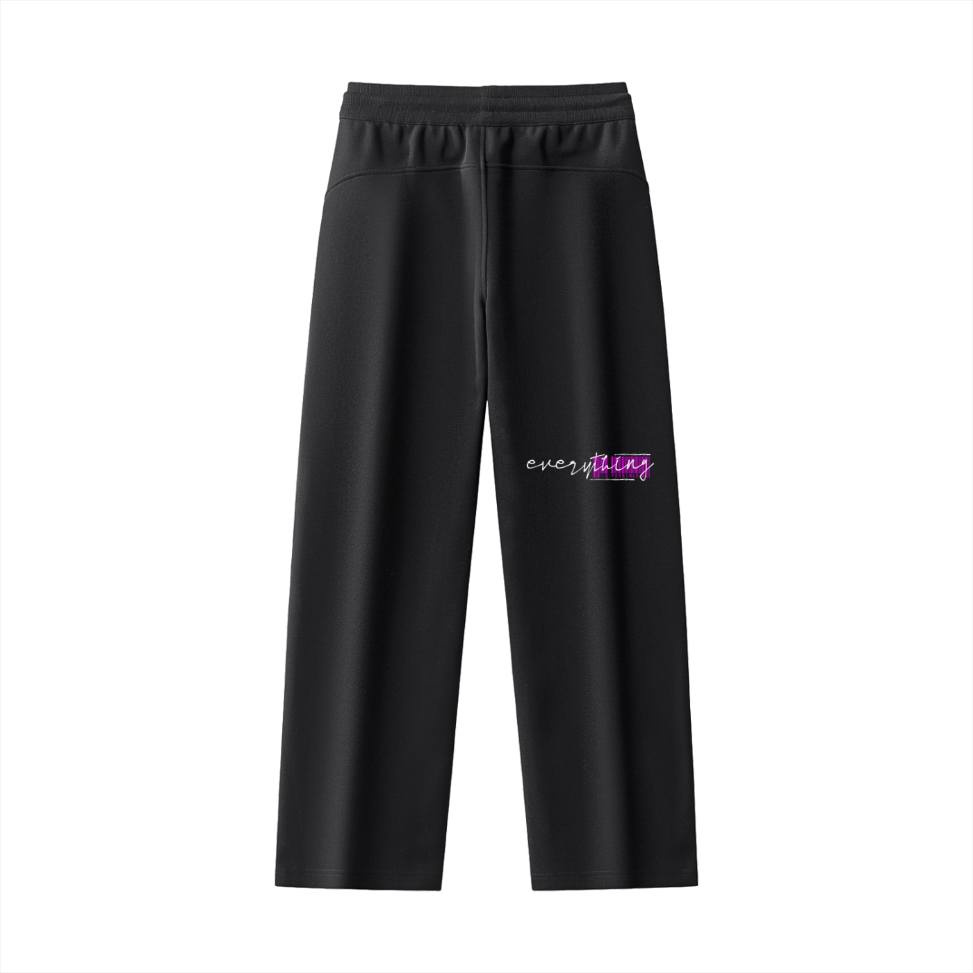 Essential Drawstring Straight-Leg Sweatpants