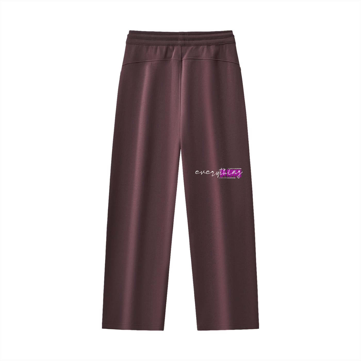 Essential Drawstring Straight-Leg Sweatpants