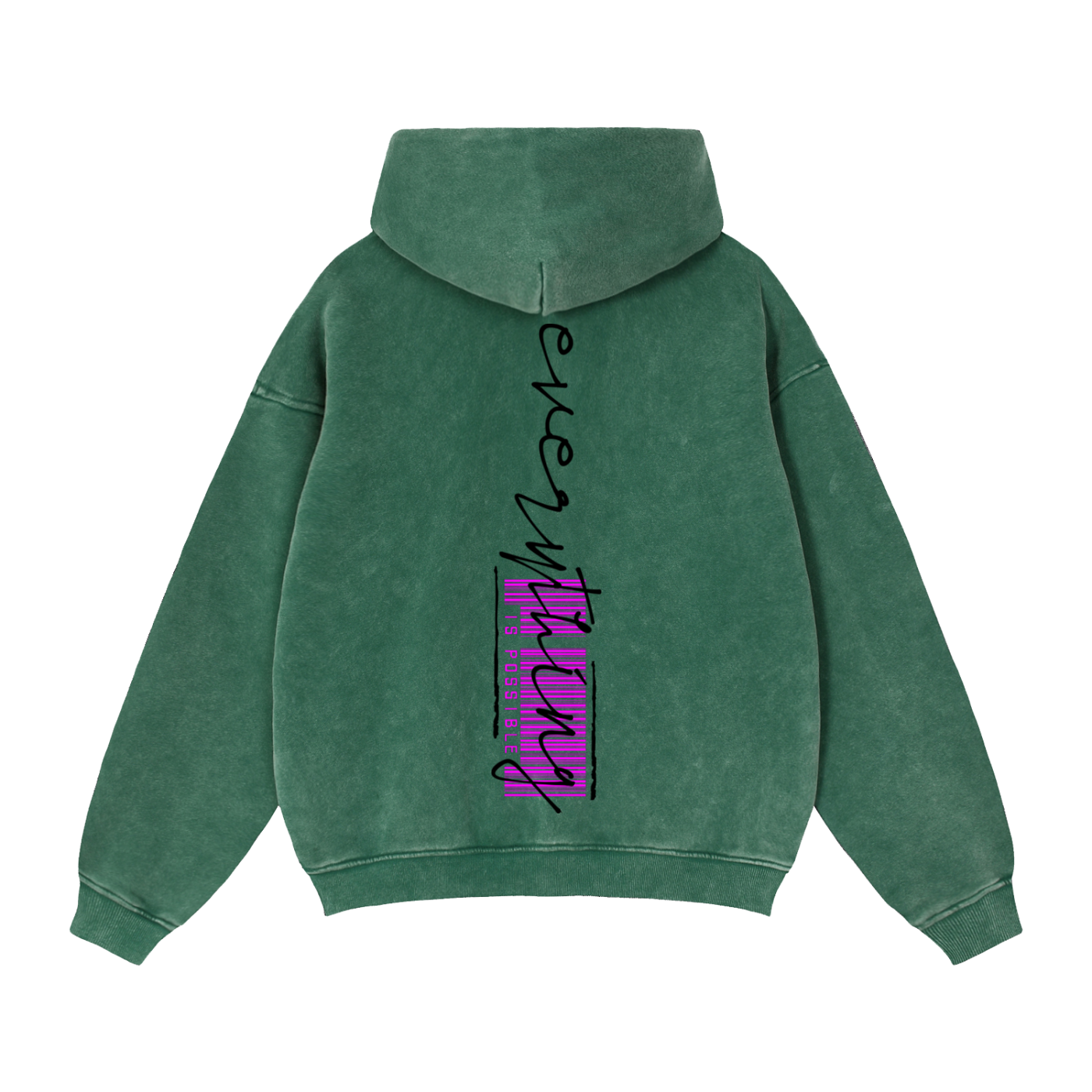 Zip-Through Boxy Fleece - Hoodie
