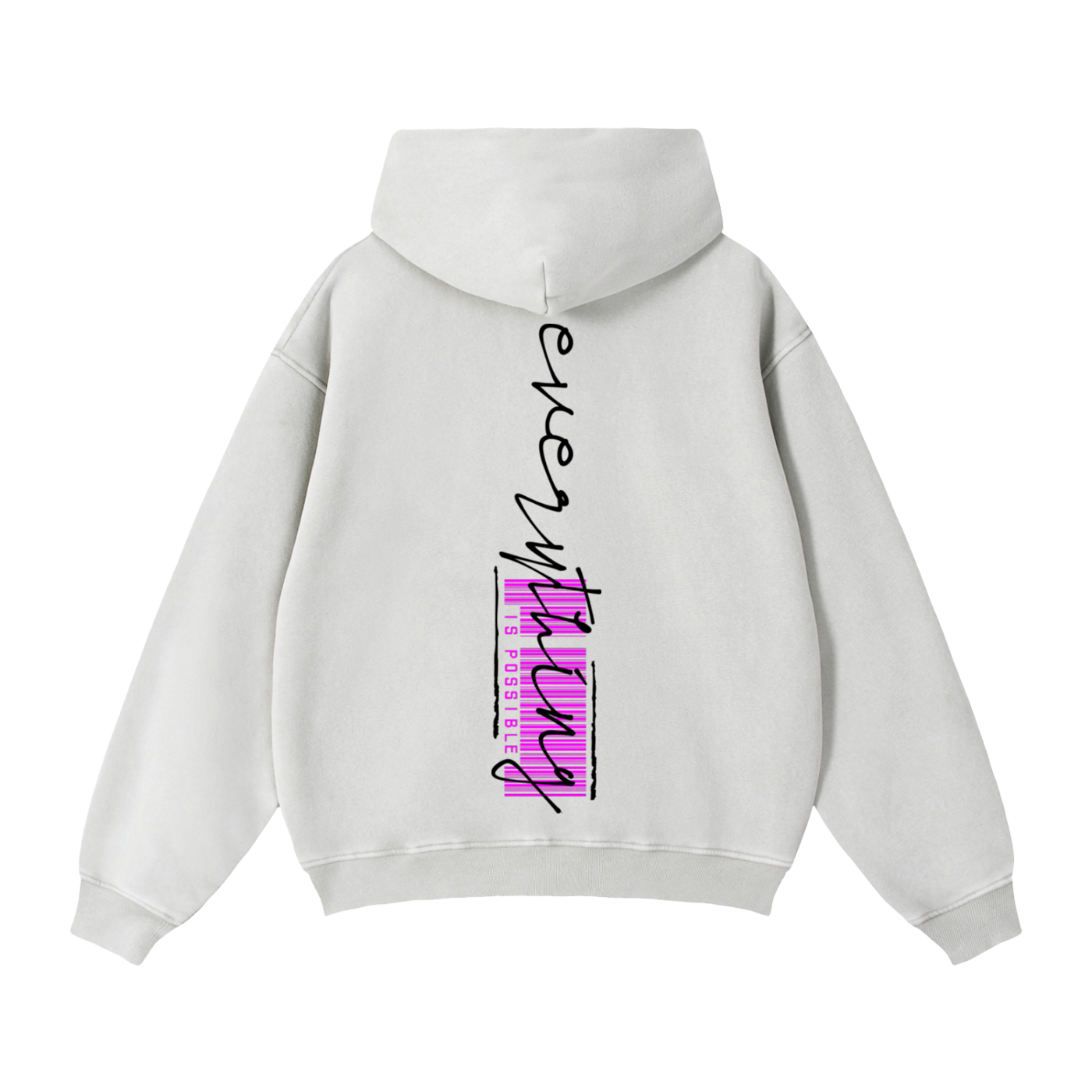 Zip-Through Boxy Fleece - Hoodie