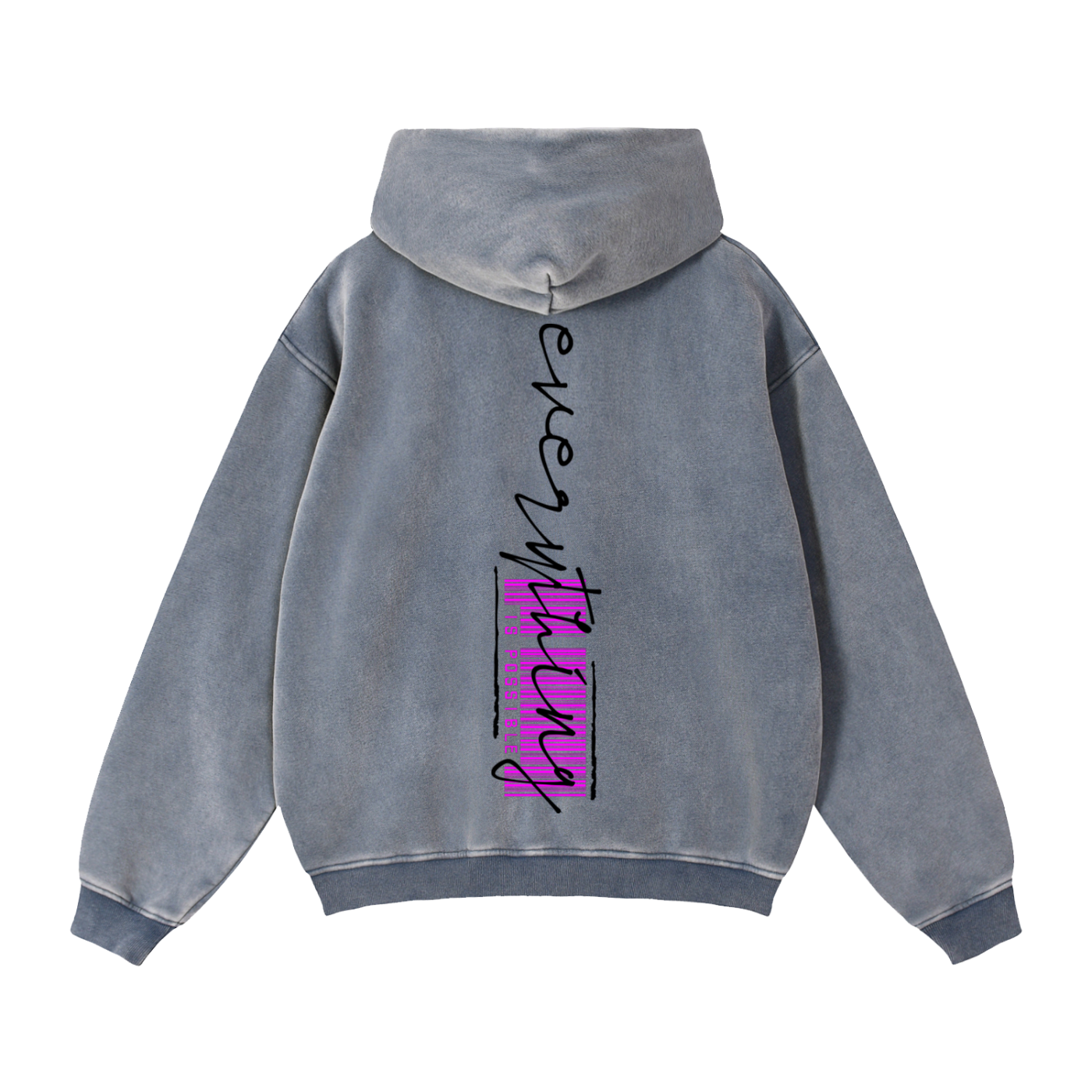 Zip-Through Boxy Fleece - Hoodie