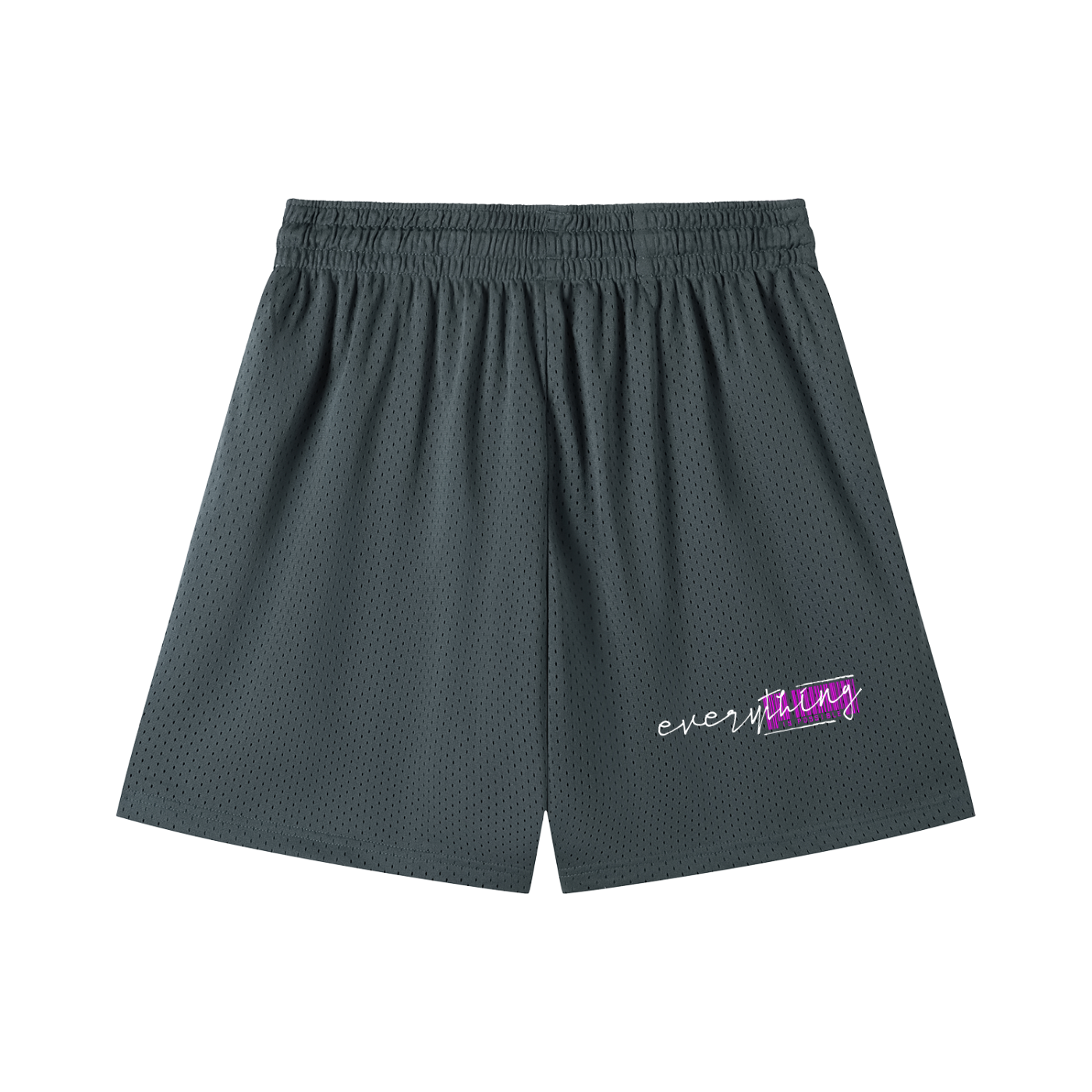 Mesh Drawstring Shorts