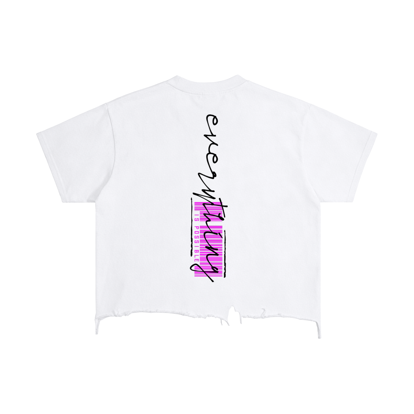 Vintage Wash Boxy Distressed Hem T-Shirt