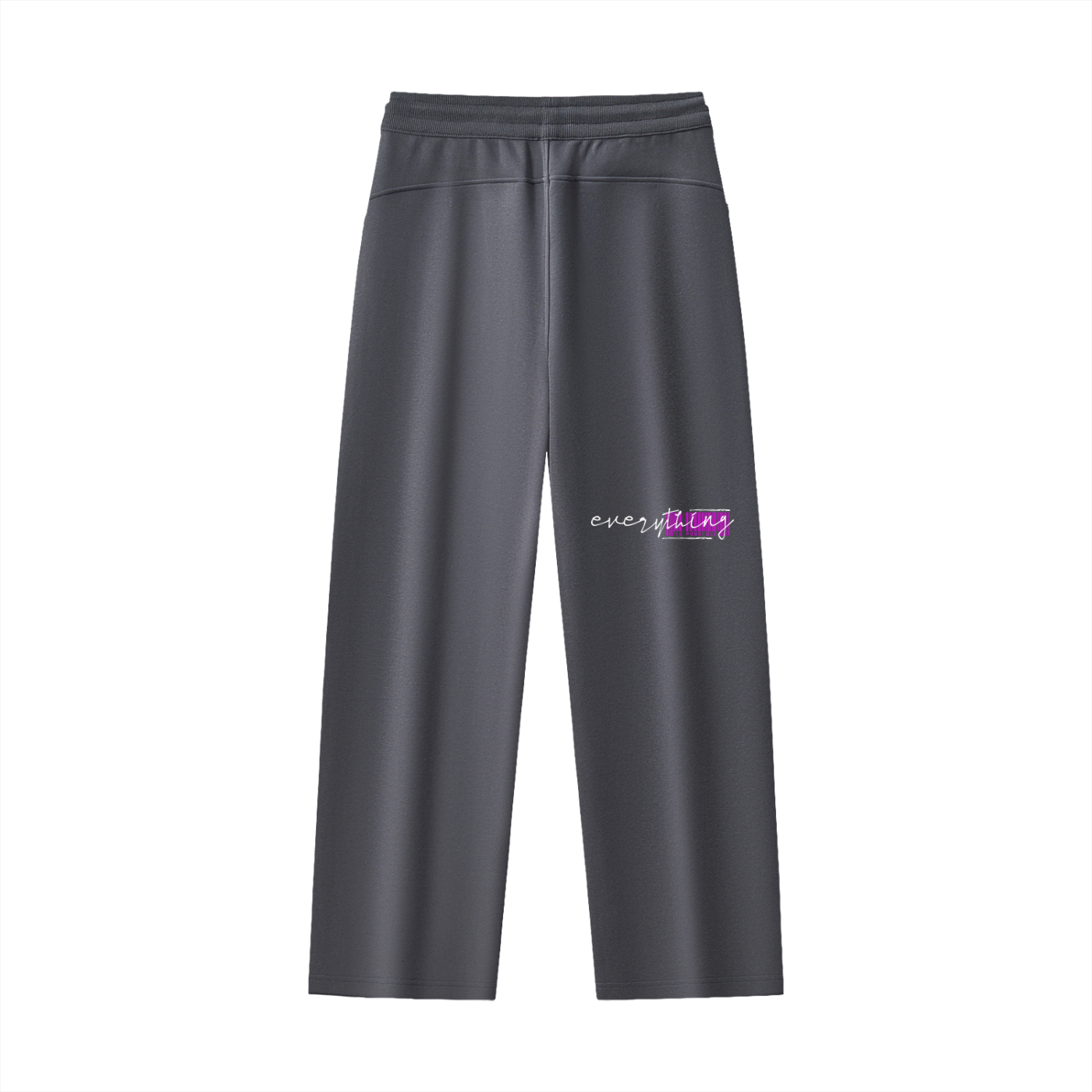 Essential Drawstring Straight-Leg Sweatpants