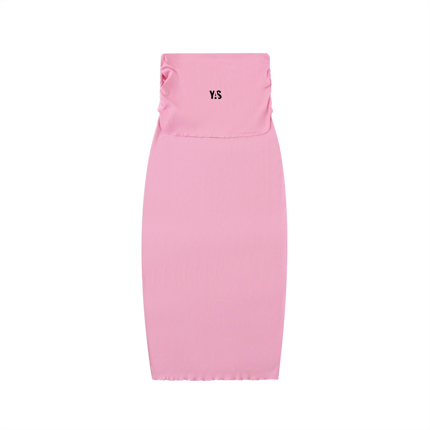 Dyed Washed Straight Hip-Hugging Slim Maxi Skirt